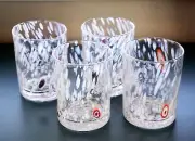 Alessandro Coppola Venetian Murano Old Fashioned SET of 4 Old Fashioned GLASSES