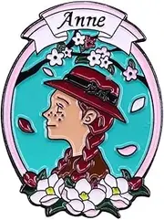 [Pinstant] Anne Gables Montgomery Classic Book 1.25" Enamel Pin Badge, 1.25 Inches, Enamel, enamel