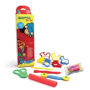 義大利製【GIOTTO bebe】 寶寶黏土工具組 幼兒黏土 黏土工具 黏土壓模 黏土剪刀 兒童黏土 童趣生活館