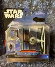 Star Wars: Micro Galaxy Squadron (Series 1) TIE Fighter w/ Pilot #0010 NIB