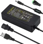 24V DC Power Supply 6A 144W,100-240V AC to Adapter with 5.5mm x Black