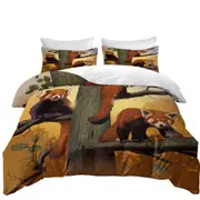 Cute Animals Art Red Pandas Quilt Cover
