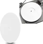 Acrylic Turntable Mat for Turntables, 12 Inch Record Player Platter Slipmat, Reduce Static Dust Noise, 11.81 X 11.81 Large Size LP Record Platter Mat for Turntable Damped
