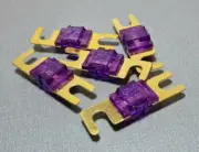 5PCS 100A Purple Gold Plated AFS Midi Fuses 32V Forklift Fuse 100 AMP