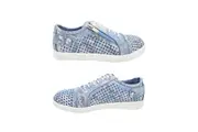 Cabello EG17P Ladies Shoes Casual Lace up Leather Flat Comfort Soft Print