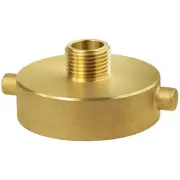 Fire Hydrant Hose Adapter 2-1/2" NST/NH Female x 3/4" GHT Male Brass Fire Hyd...
