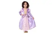 Little Adventures Classic Rapunzel Princess Dress Up Costume Small Age 1-3 - Machine Washable Child Pretend Play and Party Dress with No Glitter