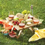Alex Liddy Acacia Picnic Table 40cm - Robins Kitchen