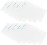 KALLORY 40 Sheets Size 6-hole Paper Refills for Notebook Planner Journal Dairy Blue Label Purpose Planner Notebook