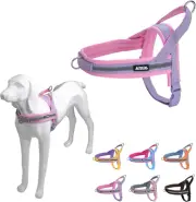 Soft Padded Dog Vest Harness, No Pull Dog Harness with a Handle, Escape Proof/Qu