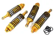 Precision Alloy Shock Set (4) Designed for Traxxas 1/10 Slash 4X4 Off-Road