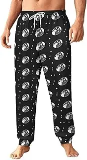 [Generic] Men's Sweatpants, Clear Lines and Starry Rugby-38, Polyester Joggers, Sweatpants Jogging Pants for Workout Running