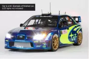 Tamiya 1:10 RC Subaru WRX 07 51289 + TT-02R Chassis + Drivers + Wheels + Tires +