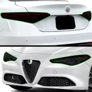 Fits Alfa Romeo Giulia 16-25 Tail Head Light Precut Smoked PPF Tint Film (for: Alfa Romeo)