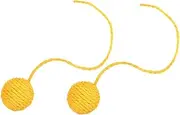 Mipcase 2pcs Cat Climbing Frame Replacement Ball Cat Scratcher Sisal Scratch Posts Kitten Interactive Kitten Supplies Sisal Scratching Post Yellow Paper