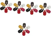 STOBOK 5sets Nail Clipper Scissors Covers Multifunctional Tool Holders for Easy Manicure 6pcs*5