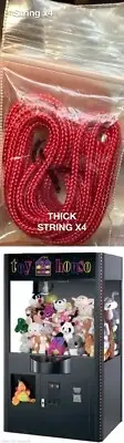 THICK STRING X4 Rainbow Crane Machine Claw Plush Replacement Toy House Sugarloaf