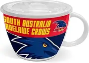 AFL Soup Mug with Lid - Adelaide Crows - Ceramic - 850mL Capacity