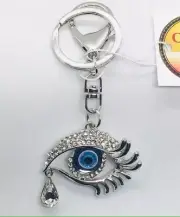 ANGEL EYE TEAR DROP KEY CHAIN/ZIPPER PULL