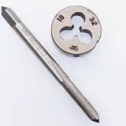 Tap & Die Set HSS 10-32 UNF CNC Flat Tap & 10-32 Die Right Hand
