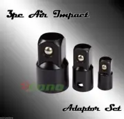 3pc Impact Socket Adapter Set 1/4" 3/8" 1/2" 3/4" Sizes For Power Drills