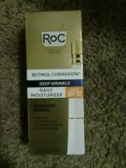 RoC Retinol Correxion Deep Wrinkle Daily Moisturizer SPF 30 Anti Aging Treatment