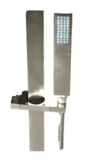 Abey GESSI RETTANGOLO HANDSHOWER RAIL KIT 5.5-Litres/Min, Chrome *Aust Brand