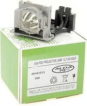 Alda PQ Premium Projector Lamp Compatible with Mitsubishi HC1100, HC1500, HC3000, HC3100, HC910, HD1000, VLT-HC910LP, VLT-HC100LP Projectors, Lamp with Housing