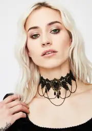 Just Like Old Times Lace Choker