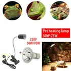 Reptile Heating Light Bulb Tortoise Turtle Lizard UVB UVA Heat Lamp Clip Holder