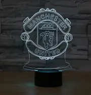 Creative 3d Arrow Piercing Heart Shape Night Light 16 Color Changing Usb Powered Led Decorative Light Manchester United remote controller