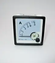 Ampere panel gauge meter AC-10/5A ANDELI Ammeter AM-48 Size 48x48 FAST SHIPPING