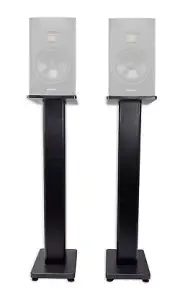 (2) Rockville 28" Studio Monitor Speaker Stands For ADAM Audio S3V Monitors