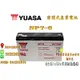 [永固電池] YUASA 湯淺 NP7-6 6V 7Ah 密閉式鉛酸電池/緊急照明燈/童車/UPS/電子秤