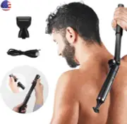NEW Electric Back Shaver for Men Long Handle Body Hair Removal Razor USB USA