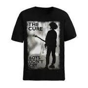 The Cure Childrens/Kids Boys Don't Cry T-Shirt Black 11-12 Years