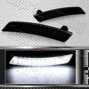 White LED Smoke For 2007-2015 Mini Cooper Front Fender Side Marker Lights 2pcs (for: Mini)