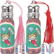 FOMIYES 6 pcs Refillable Roller Perfume Bottles Compact Containers for Travel Durable Leak Design for Essential Oils Fragrances Portable Travel Random Color