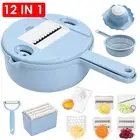 12 in 1 Vegetable Slicer Multifunctional Kitchen Chopping Food Chopper Cutter