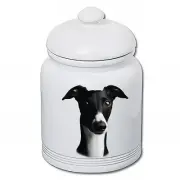 Whippet Ceramic Treat Jar