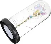 Glass Covered Carnations Lamp Plants Memorial Garland Centerpiece Bouquets Flowers Home Room Anniversary Accessories Eucalyptus for Artificial Decorations Gold Decor