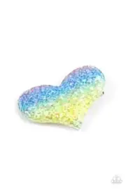 Paparazzi RAINBOW LOVE multi hair clip