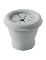[NORDIC KIDS] Henny Silicone Collapsible Snack Cup 11cm in Steele