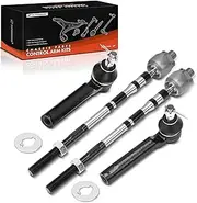 A-Premium Set of 4, Front Inner & Outer Tie Rod End Kit, Compatible with Subaru Outback 2010-2014, Forester 2003-2008, Impreza 2004-2011, Legacy 2010-2014 & Saab 9-2X 2005-2006
