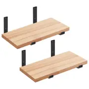 4 Packs Shelf Brackets 12 Inch Wall Mounted Floating Brackets for Hanging
