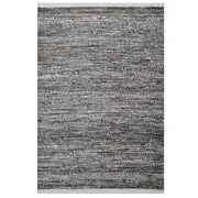 Abstract Handwoven Jute Rug - Whistler - Chocolate
