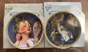 Edwin M Knowles China Co “Norman Rockwell Rediscovering Women” Collector Plates