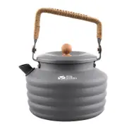 Mobi Garden Camping Kettle - Lightweight Aluminum Portable Tea Pot for Outdoor - GREY