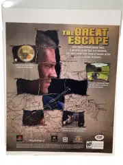 The Great Escape - Vintage Gaming Print Ad / Poster / Wall Art - Steve McQueen B