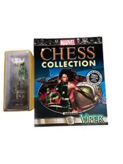 Eaglemoss Marvel Chess Piece Viper Black Queen With Magazine